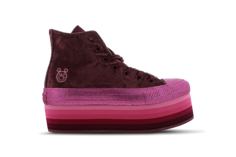 Converse Chuck Taylor Platform Maroon Pink 