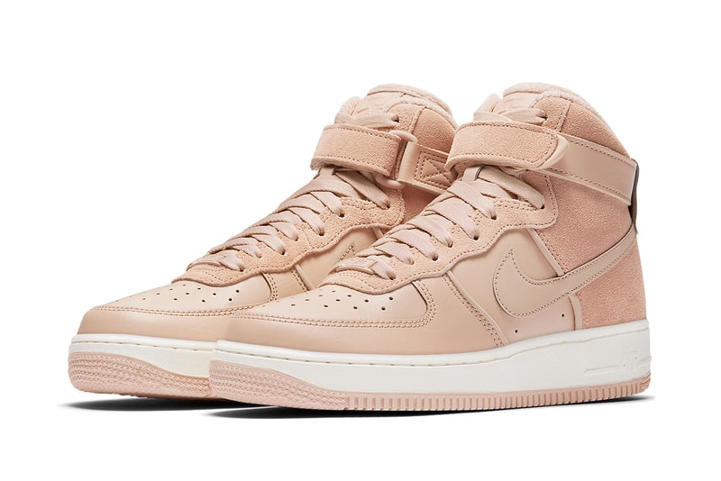 Nike Air Force 1 Hi "Bio Beige" Sneaker Release Blush Pink 