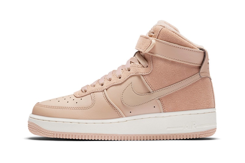 Nike Air Force 1 Hi "Bio Beige" Sneaker Release Blush Pink 