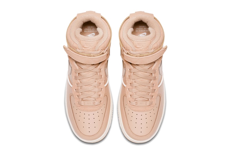 Nike Air Force 1 Hi "Bio Beige" Sneaker Release Blush Pink 