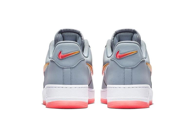 Nike Air Force 1 Jewel Gradient Ombré Swoosh Obsidian Mist Sneakers Trainerse
