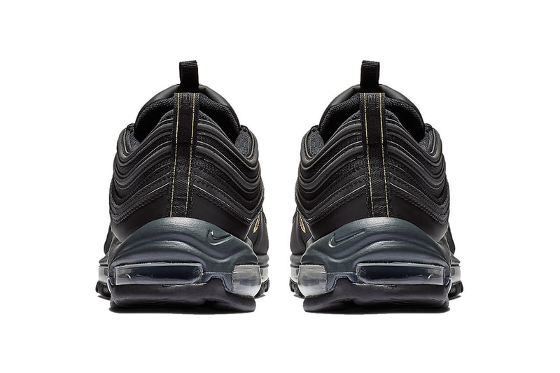 Nike Air Max 97 Black Metallic Gold Anthracite