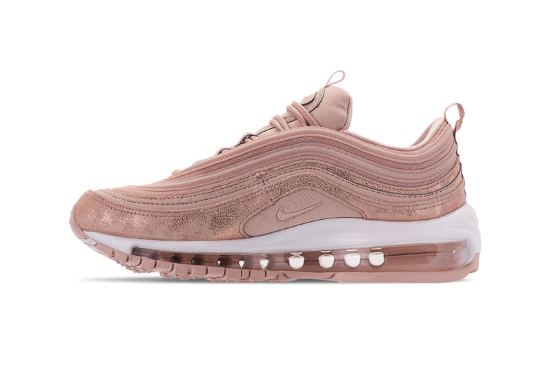 Nike Air Max 97 Burgundy Crush Particle Beige Metallic Women's Sneakers Trainers