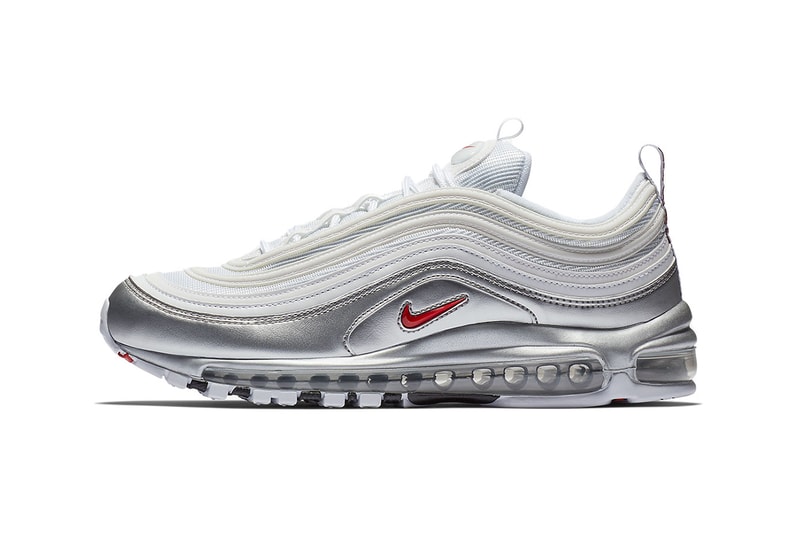 Nike Air Max 97 "Metallic" Pack Silver Gold Black White Sneakers 