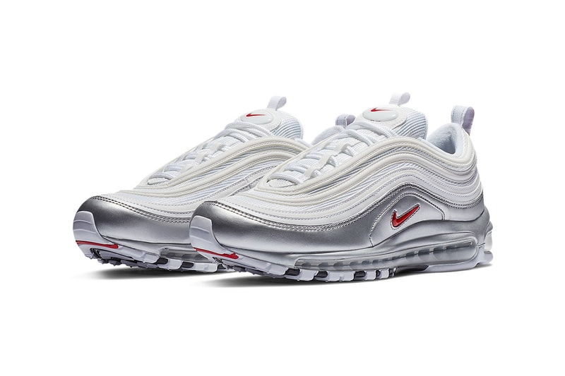 Nike Air Max 97 "Metallic" Pack Silver Gold Black White Sneakers 