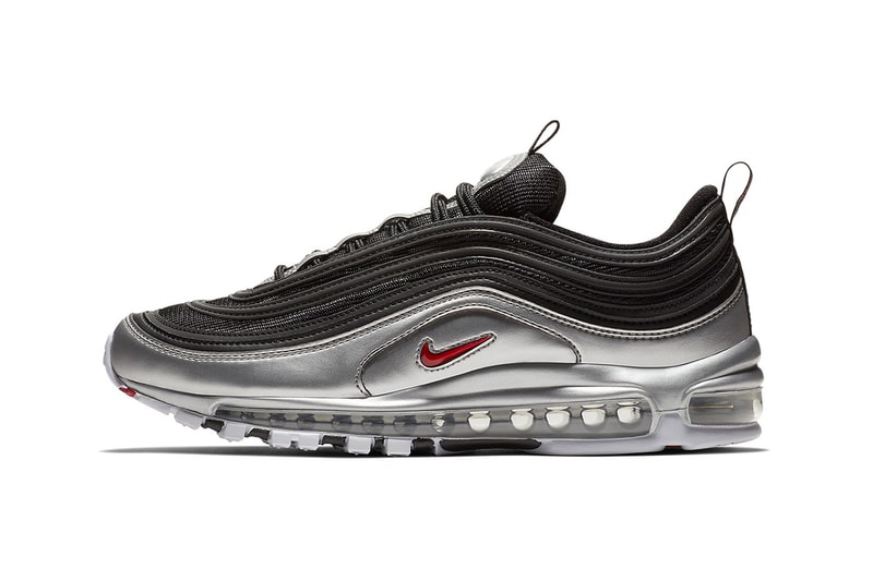 Nike Air Max 97 "Metallic" Pack Silver Gold Black White Sneakers 