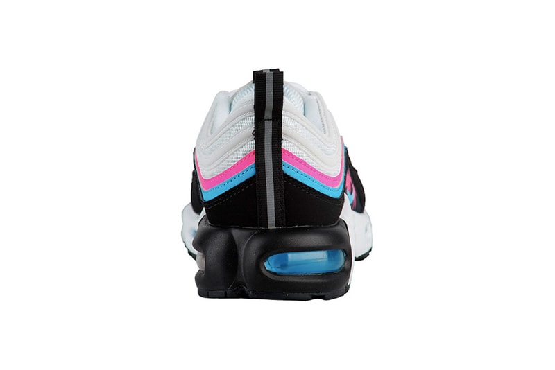 Nike Air Max Plus 97 Miami Vice Color Palm Neon Sneaker Pattern Print Graphic