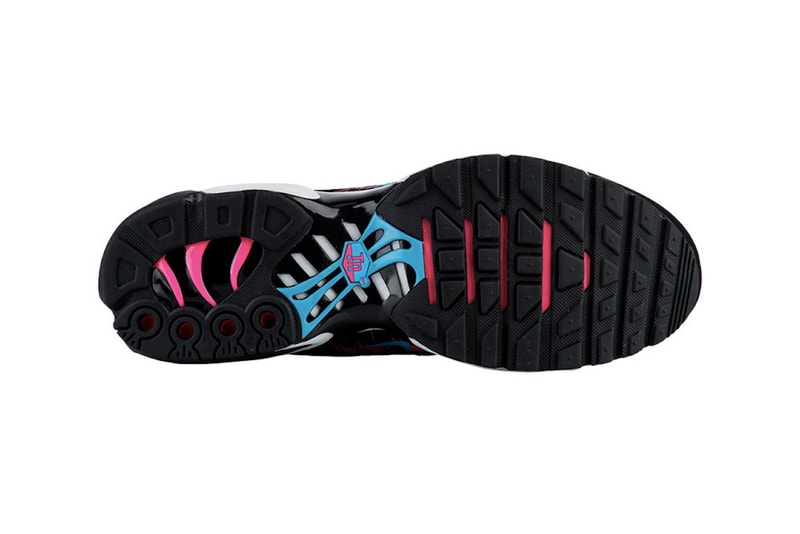 Nike Air Max Plus 97 Miami Vice Color Palm Neon Sneaker Pattern Print Graphic