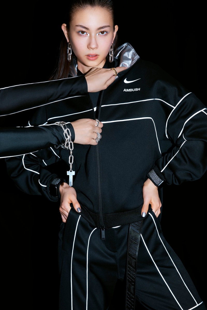Ambush Nike Yoon Ahn Collaboration Logo Swoosh Black Track Top Jacket Pants Lauren Tsai 3M