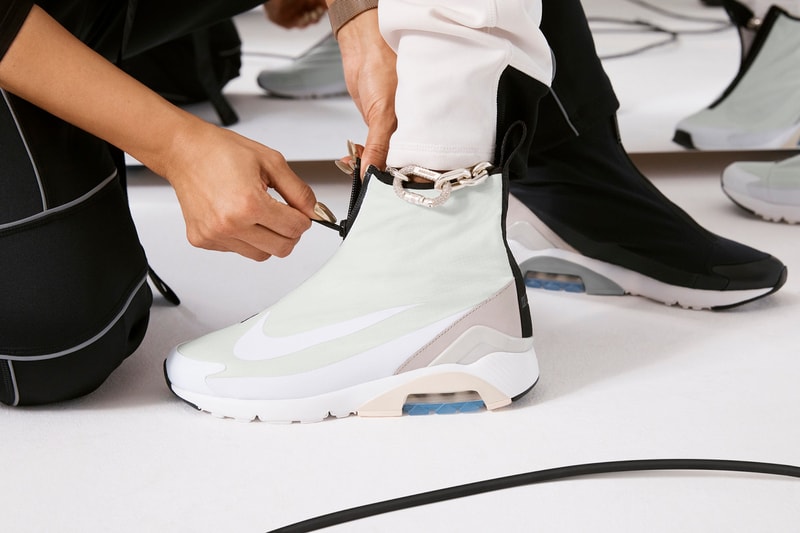 Ambush Nike Yoon Ahn Collaboration Logo Swoosh white green Air Max 180