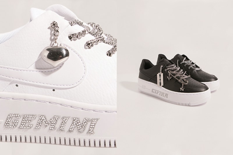 MISCHIEF x Nike Air Force 1 Sage Low Black White
