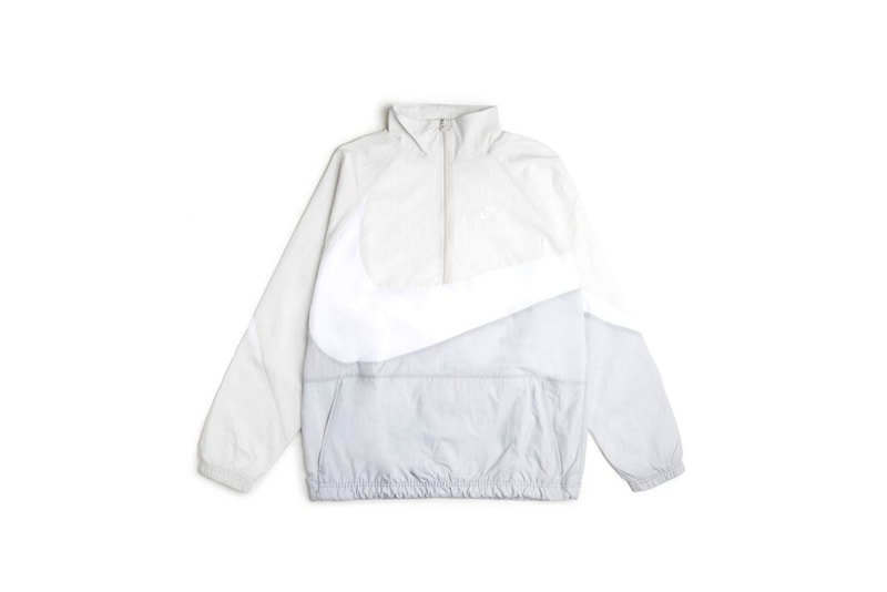 Nike Sportswear Swoosh Jacket Gray Cream