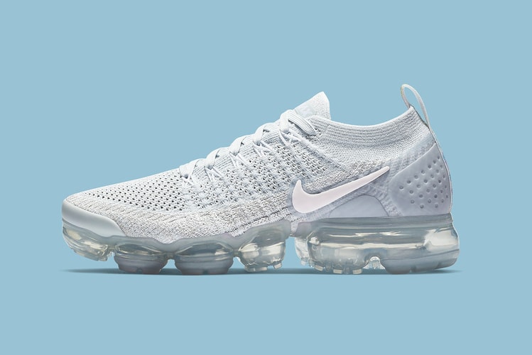 Nike's New Air Vapormax Flyknit 2.0 "Pure Platinum" Has a Hidden Floral Detail