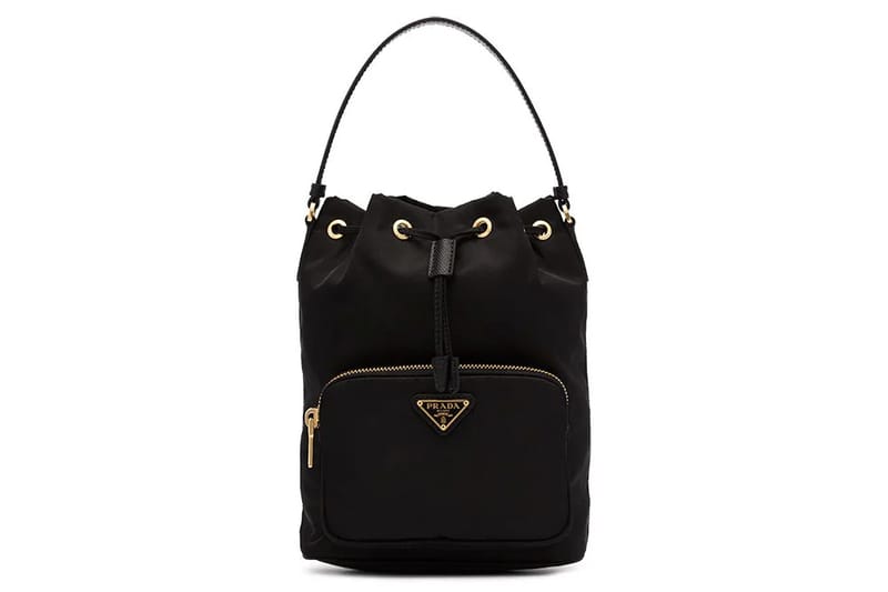Prada's Bracelet Logo Bucket Bag Is Oh-So Chic