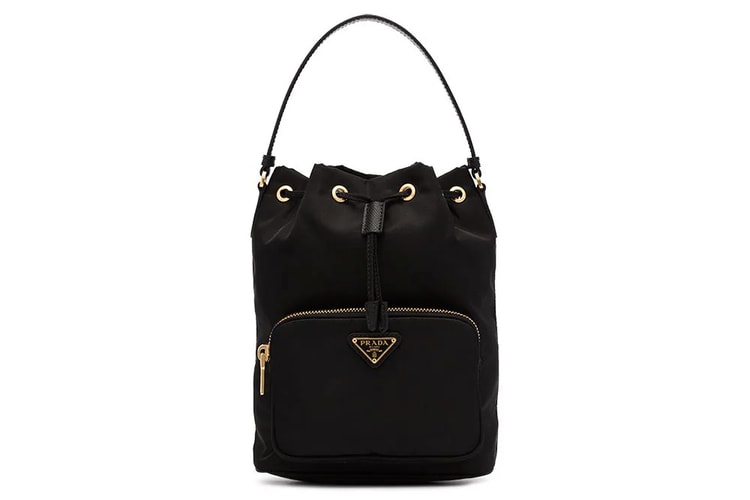 Prada's Bracelet Logo Bucket Bag Is Oh-So Chic
