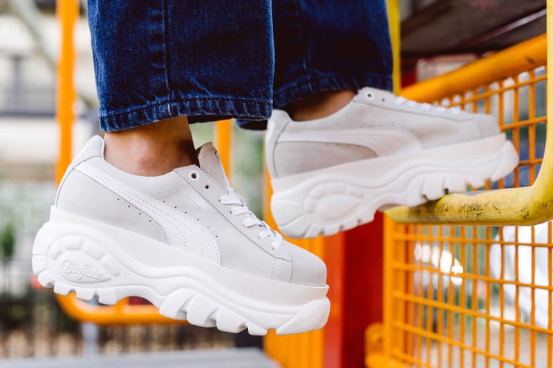 Here's Your First Look at PUMA and Buffalo London's Suede Platform Sneakers