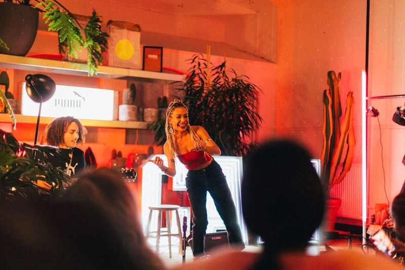 PUMA Cali Sneaker New Colorway Launch Party Performance Sinead Harnett 