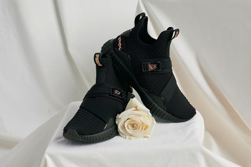 Selena Gomez PUMA Strong Girl Collaboration Campaign SG Runner Sneakers Sportswear Activewear Sports Defy Mid