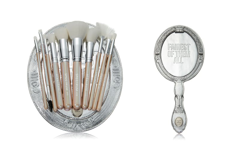 This 'Snow White' Makeup Brush Collection Includes a Mirror for the "Fairest of Them All"