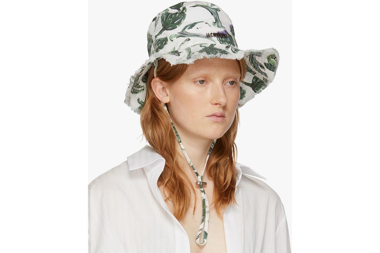 SSENSE Maison Margiela Tabi Flats Green Birkenstock Proenza Schouler Sandal Black White Lemaire Silver Earrings Jacquemus Bucket Hat Gold Chain Necklace By Far Rachel Bag Beige 