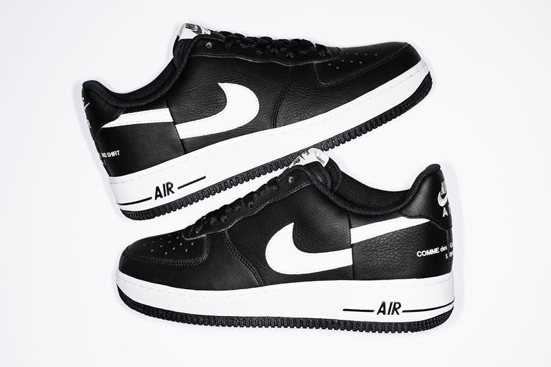 Supreme COMME des GARÇONS Shirt Nike Air Force 1 Split Swoosh