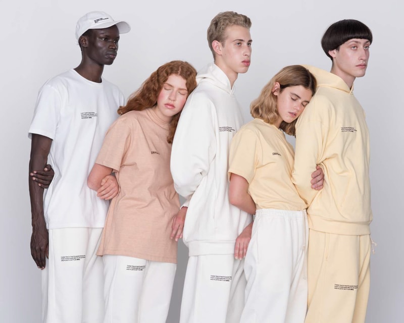 pangaia ethical sustainable brand minimalists pharrell puffer jackets zero waste