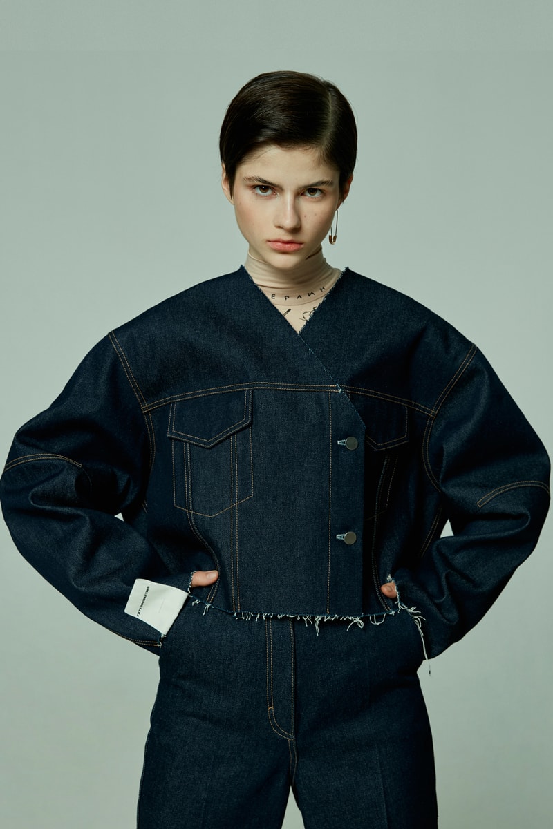 TATTOOSWEATERS Fall Winter 2018 Collection Lookbook Denim Jacket Navy