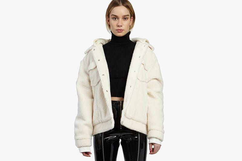 prada teddy coat