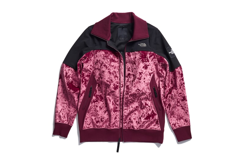The North Face Black Series Velvet Collection Jacket Puffer Down Outerwear Satin Pink Red Blue White Black Grey Pants