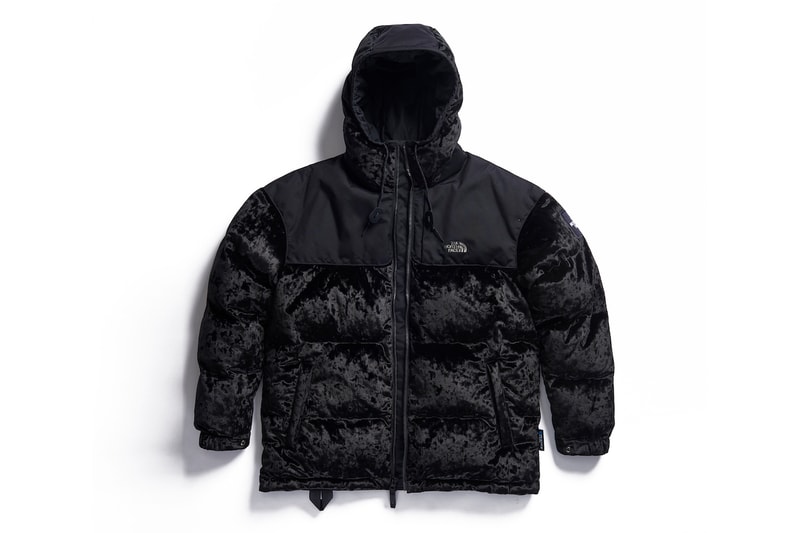 The North Face Black Series Velvet Collection Jacket Puffer Down Outerwear Satin Pink Red Blue White Black Grey Pants