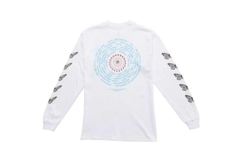 Tyler, The Creator Camp Flog Gnaw 2018 Merch Long Sleeve T-shirt White