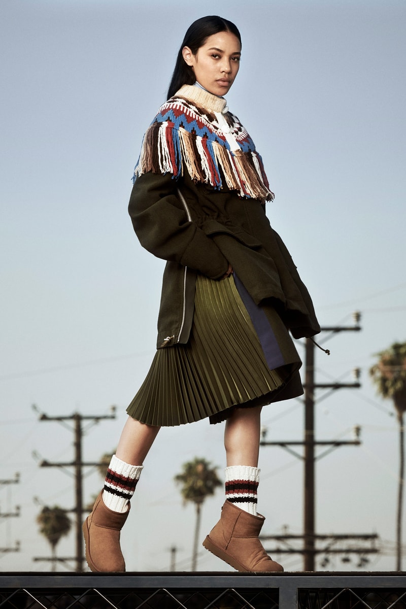 Aleali May Sacai UGG Fall Winter 2018 Boots Campaign