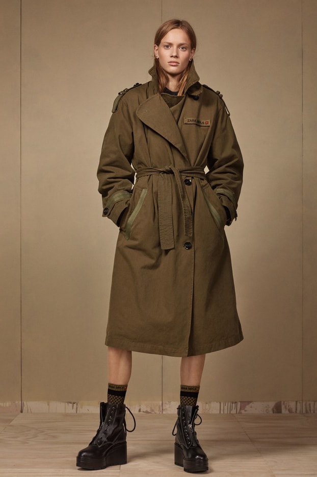 Zara SRPLS 2018 Collection Lookbook Jacket Green