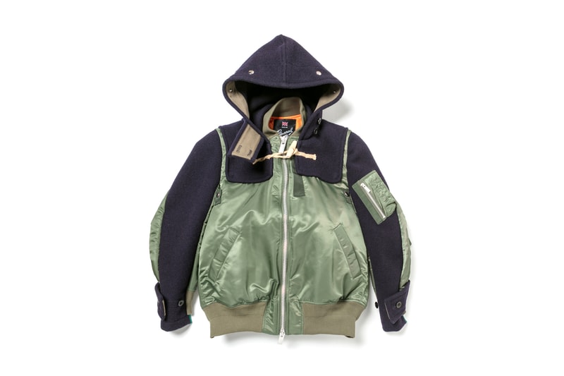 Gloverall x Sacai Outerwear Collection Jackets Puffer Parka 