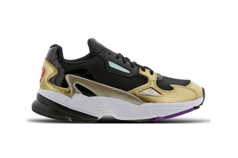 adidas Originals Falcon Core Black Gold Metallic