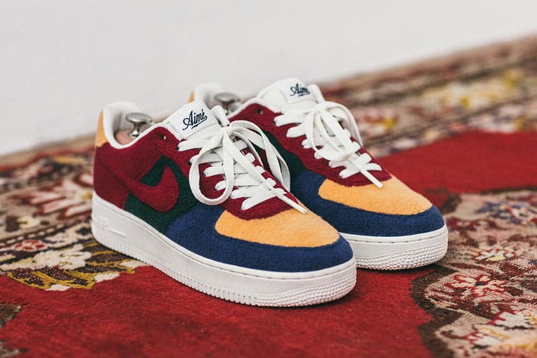 Aimé Leon Dore Teases a Bespoke Air Force 1 Covered in Polar Fleece