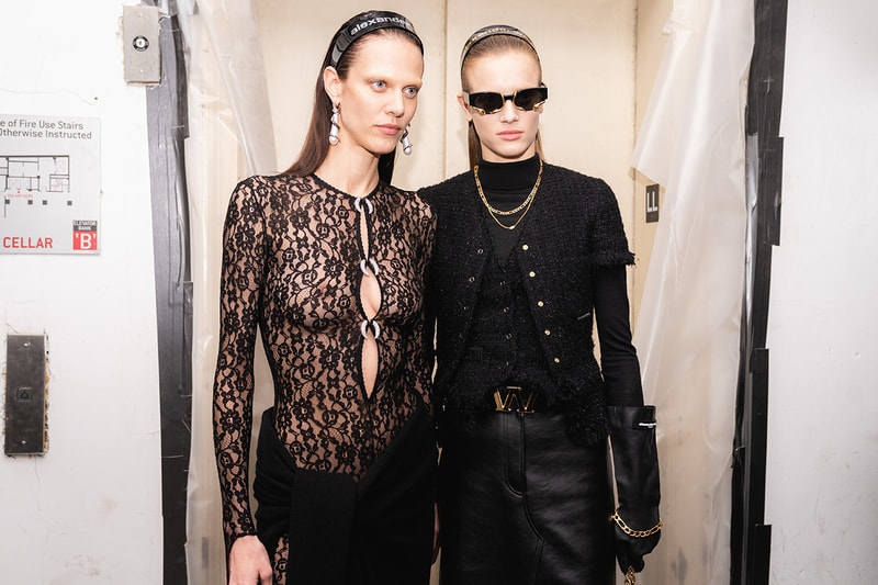Alexander Wang December 2018 Runway Show Backstage Models Sunglasses