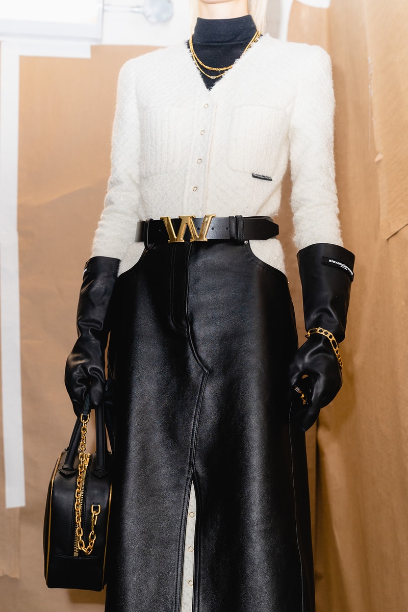 Alexander Wang December 2018 Runway Show Backstage Model W Belt