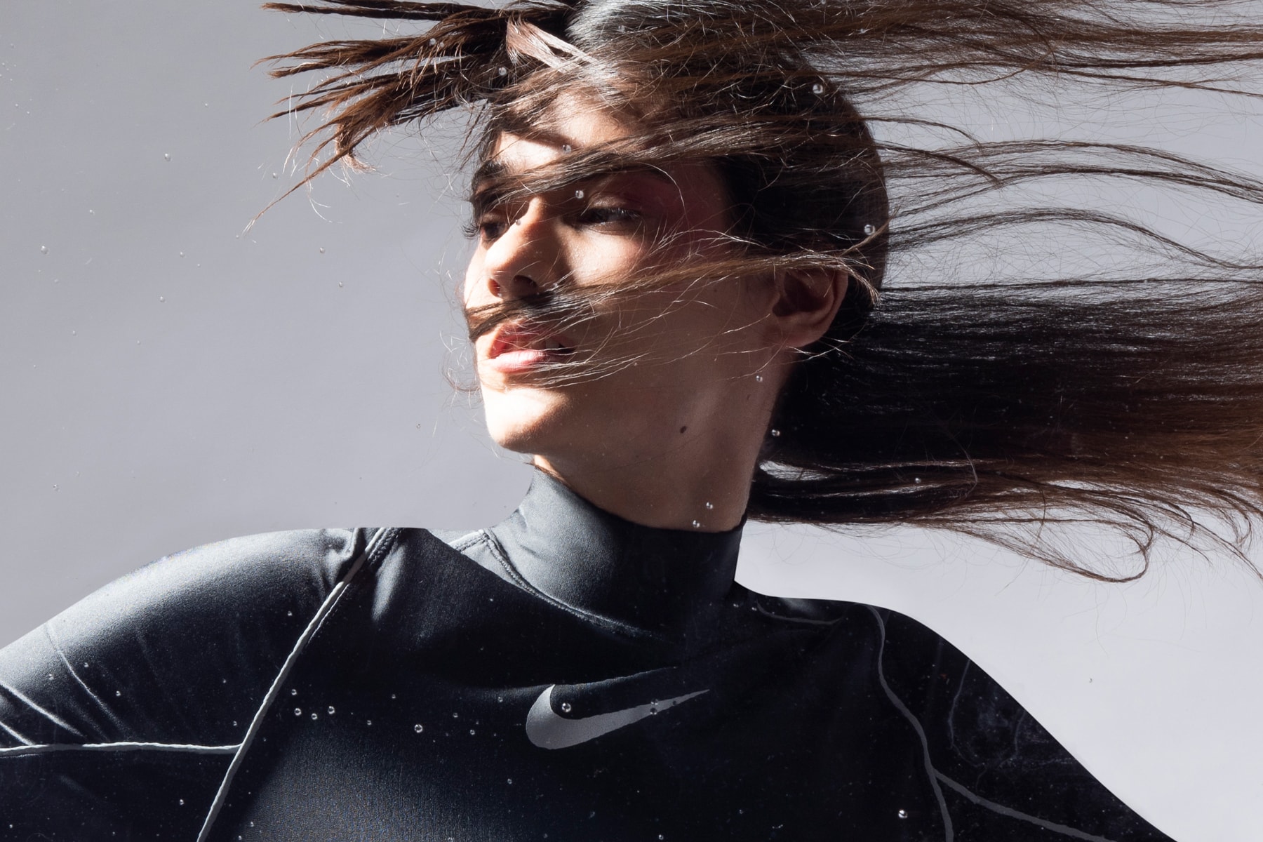 ambush nike yoon ahn editorial faux fur coat jacket sportswear