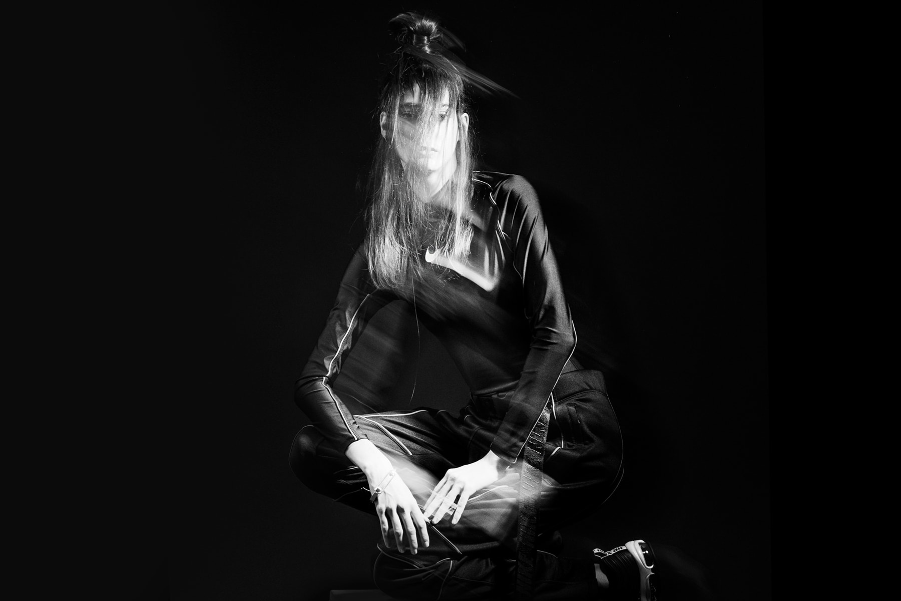 ambush nike yoon ahn editorial faux fur coat jacket sportswear