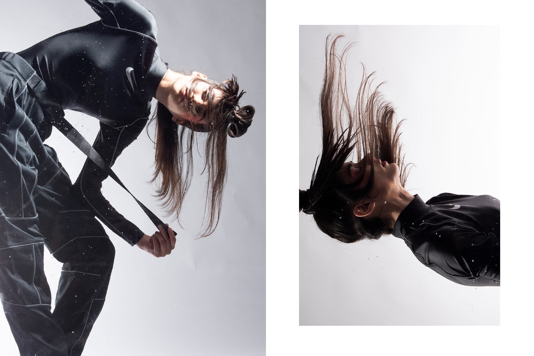 ambush nike yoon ahn editorial faux fur coat jacket sportswear