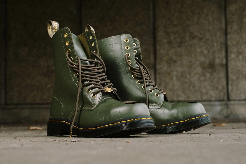 BAPE x Dr. Martens 1490 Boot Green