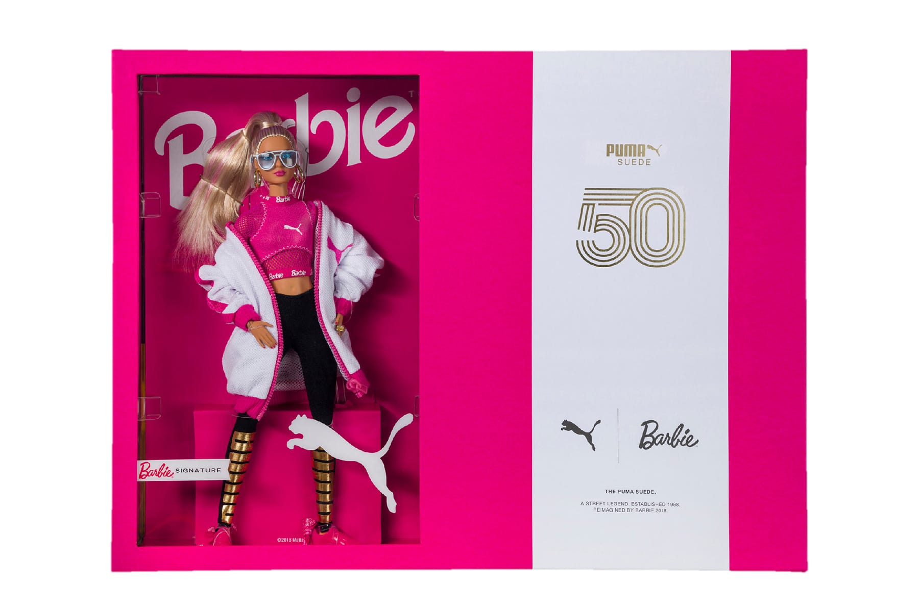 Barbie x PUMA Suede 50 Doll Set | HYPEBAE