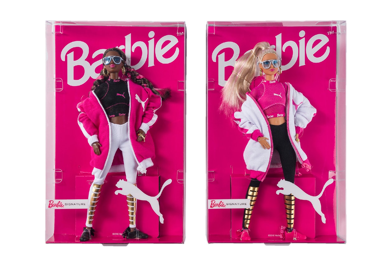 barbie puma suede sneaker 50th anniversary doll set 90s