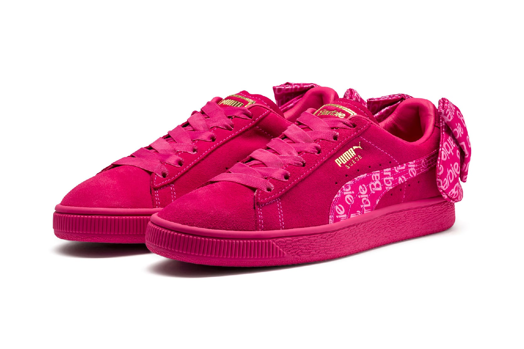 puma barbie shoes pink