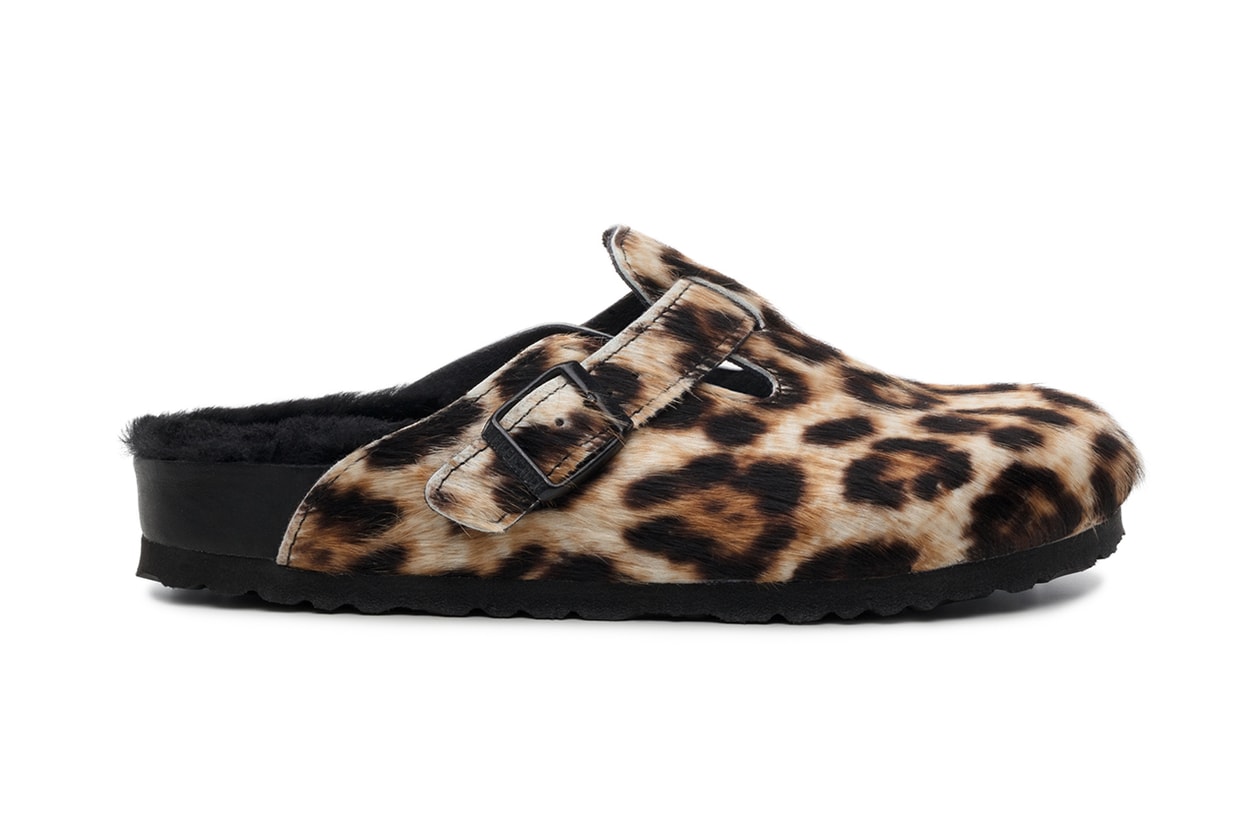 Opening Ceremony Birkenstock Collaboration Sandals Arizona Boston Clogs Sandals Leopard Print Zebra