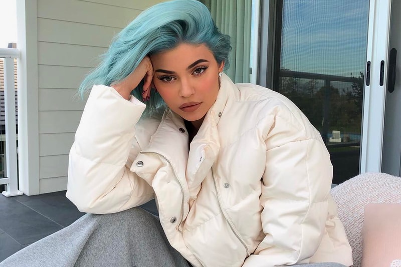Kylie Jenner Blue Hair Dye Beauty Trend 2019 