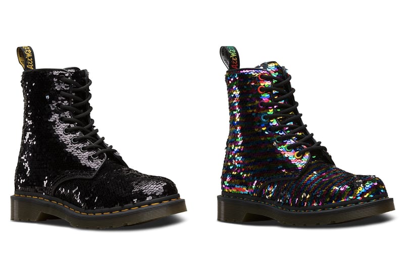 Dr. Martens' Sequinned Boots Are Perfect for Party Season