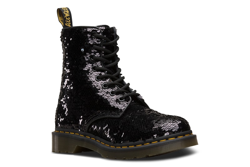 Dr. Martens Sequin Iridescent 1460 Boots 1461 Shoes Satchel Bags Mini Backpack