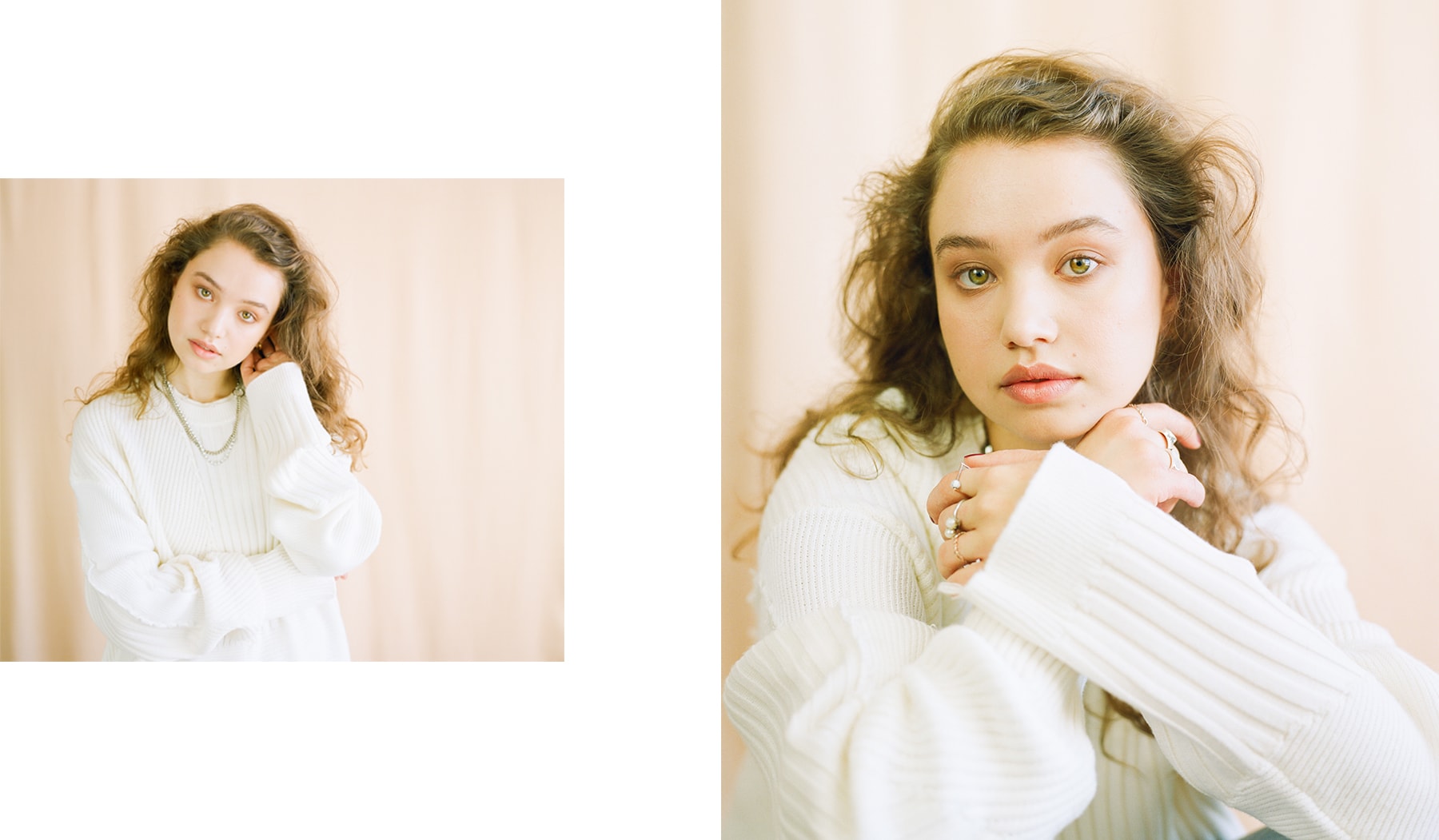 Emilija Baranac To All the Boys I've Loved Before Genevieve Editorial Riverdale Midge Klump Makeup Beauty Red Lipstick Balenciaga Blazer Celine Earrings Phoebe Philo Interview